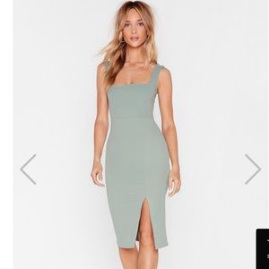 NWOT Nasty Gal Mint Green Bodycon Dress